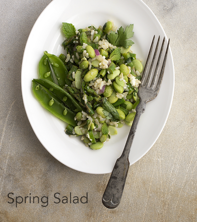 Edamame Asparagus Grain Salad- A Healthy Hunger